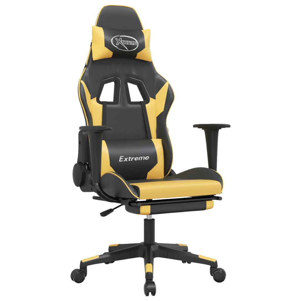 Velryxen Zenith – Chaise gaming avec repose-pied et massage
