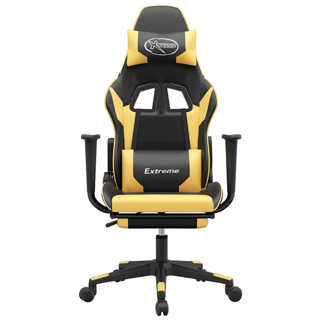 Velryxen Zenith – Chaise gaming avec repose-pied et massage