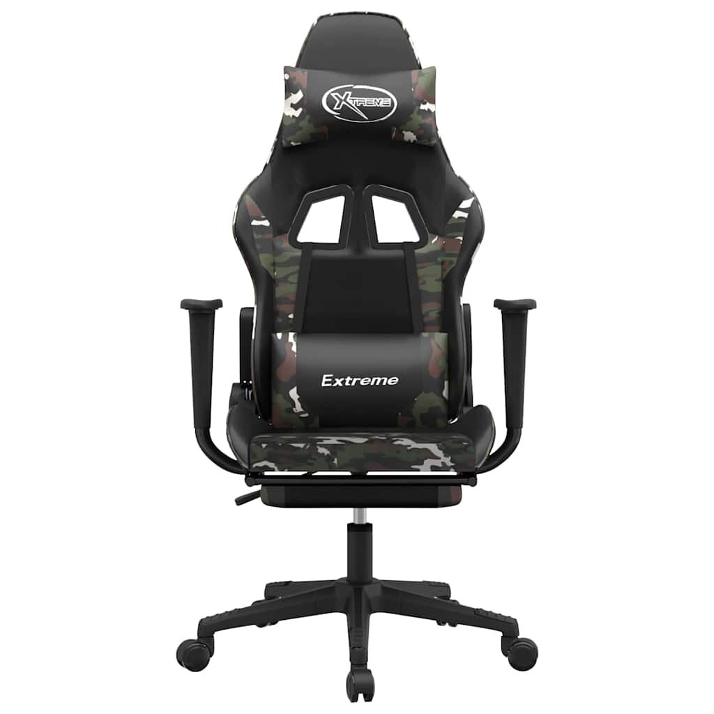 Velryxen Zenith – Chaise gaming avec repose-pied et massage