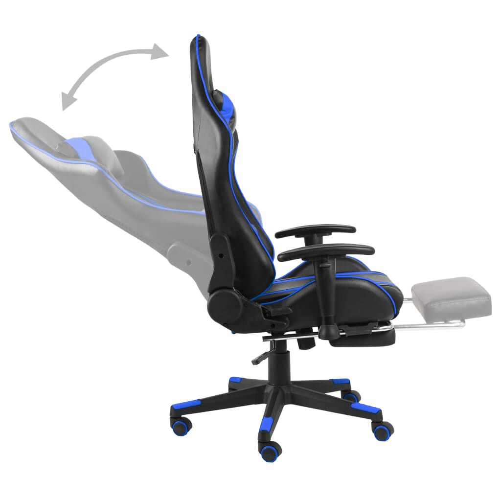 Velryxen Zephyr - Chaise gaming avec repose-pied