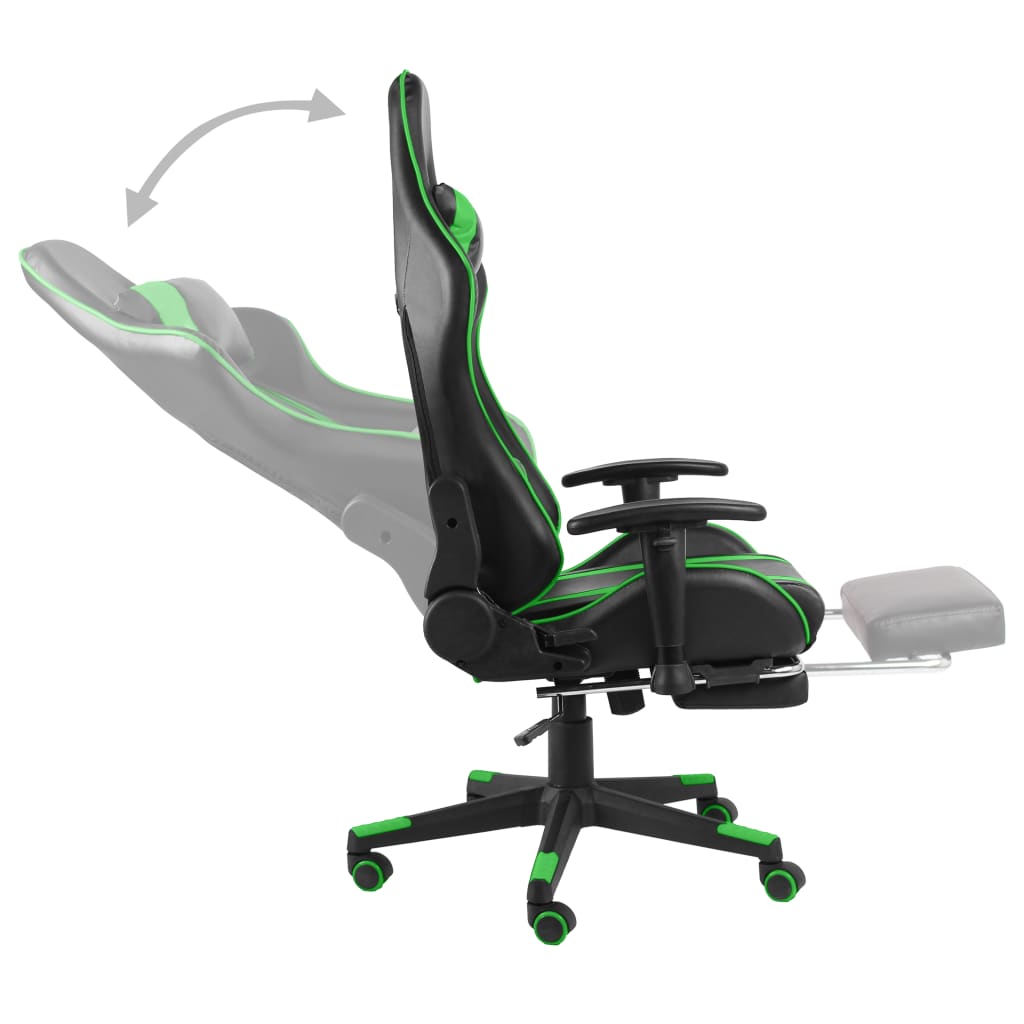 Velryxen Zephyr - Chaise gaming avec repose-pied