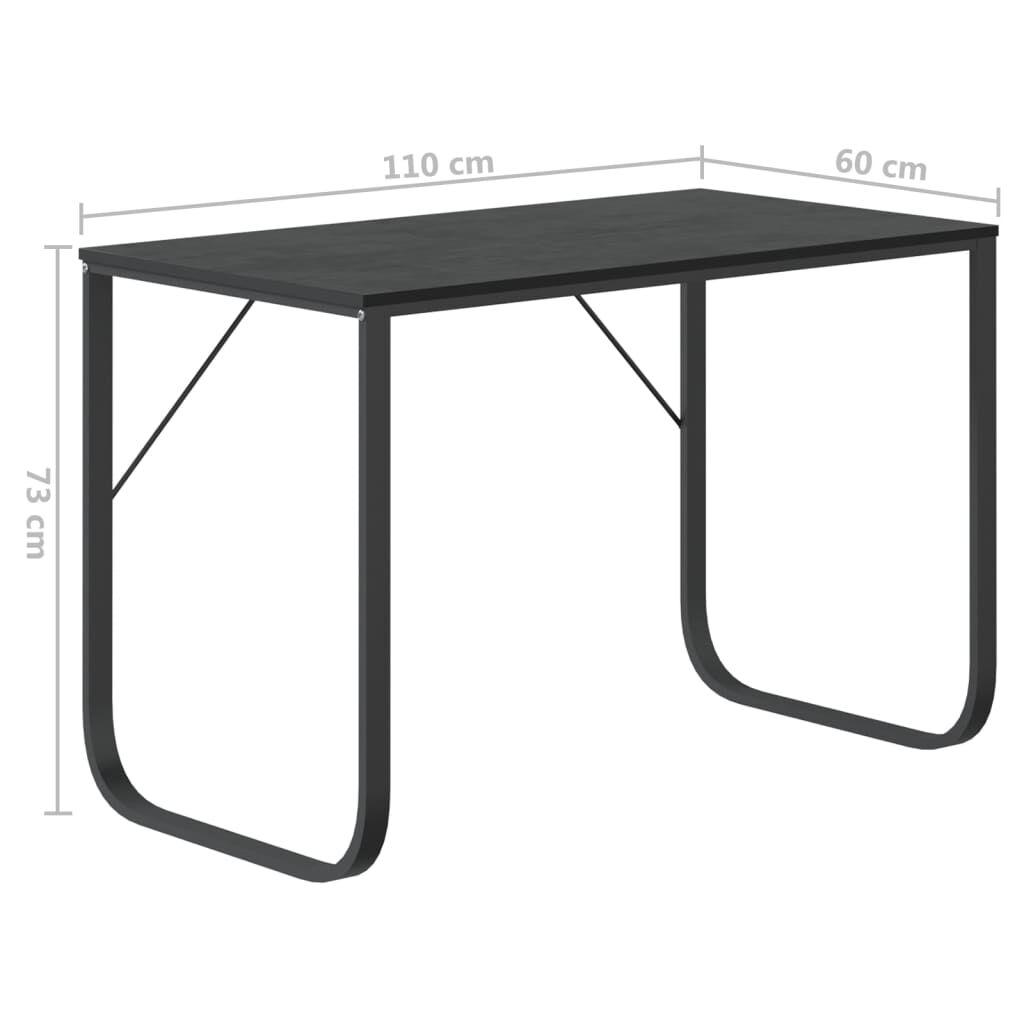 Bureau d’ordinateur Noir